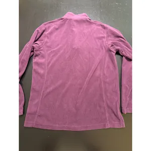 Columbia Womens Plum Purple Quarter Zip Fleece Pullover Mock‎ Neck Small thumbnail 6