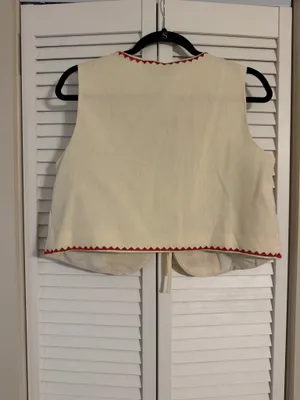 SHEIN embroidered vest thumbnail 2