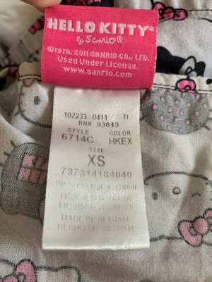 Sanrio hello kitty uniform Scrub 2011 XSMALL thumbnail 11