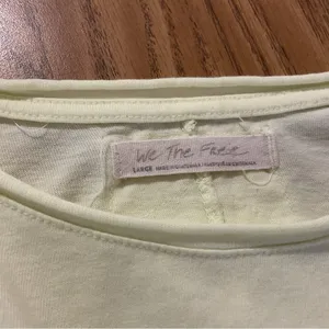 We The Free Lettuce Trim Long Sleeve Shirt Womens Large thumbnail 6