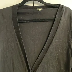 J. Crew Factory Black Cardigan Long Sweater thumbnail 3