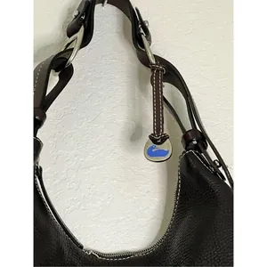DOONEY & BOURKE 1975 Small East West Hobo Shoulder Bag Leather thumbnail 3