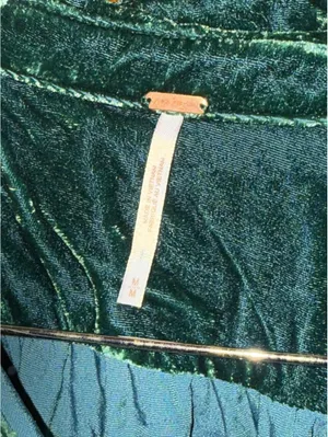 the Free People Lux Velvet Shirtdress thumbnail 3