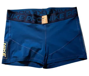Nike Pro Dri-Fit Mid Rise 3" Teal Tight Shorts. Women's Size XL thumbnail 1