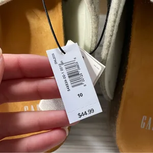 GAP Women's Beige Felt Mule Clogs with Buckle thumbnail 4