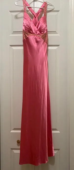Pink Formal Dress Size 8 thumbnail 1