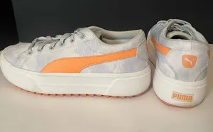 PUMA Kaia Platform Hazy Summer Women's Sneakers Tie-Dye Peach Blue White Size 10 thumbnail 1