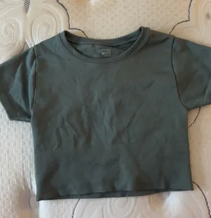 Army Green Aerie OFFLINE Cropped Shirt thumbnail 1