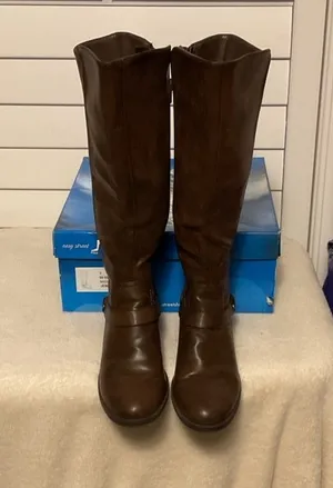 Easy Street Brown Jewel Boots thumbnail 1