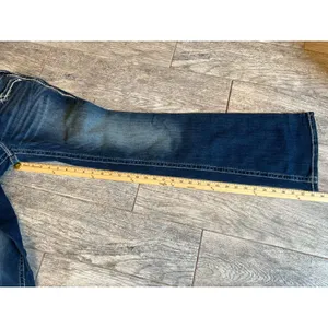 Real Ariat denim jeans Mid Rise Boot Entwined 28L 28 Long Bootcut Womens Cowgirl thumbnail 11