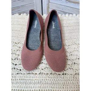 ALLBIRDS Women's Size 8 Tree Breezers Ballet Flats Dusty Rose Pink Wool Comfort thumbnail 3