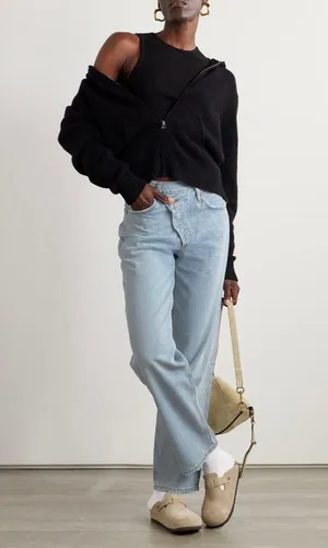 AGOLDE Criss Cross boyfriend jeans light wash 23 thumbnail 5