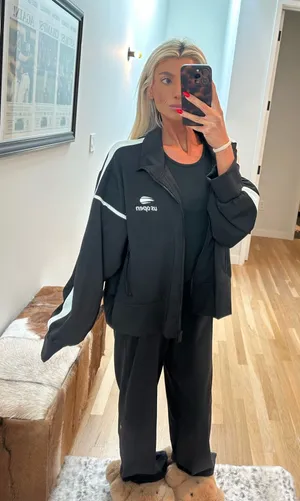 US Open Black Zip Down Jacket Size XL thumbnail 1