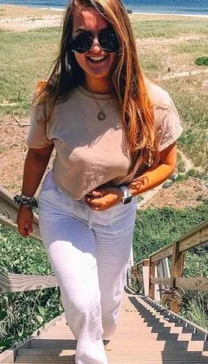 Crop T Shirt Tan Size M thumbnail 1