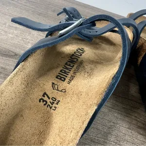 Birkenstock Women's Franca Blue Sandal Size 37 aka 6 #B1234 thumbnail 7