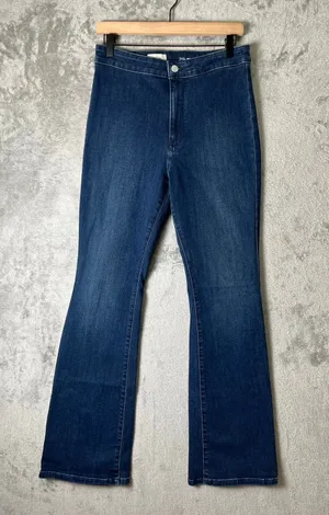 Pilcro High Rise Flare‎ Jeans Women's Size 29 Dark Wash Stretch Denim Pants thumbnail 1