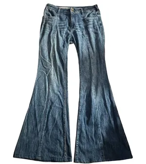 Anthropologie Pilcro Ultra High Rise Flare Jean 27 Women’s Blue OB808710 thumbnail 2