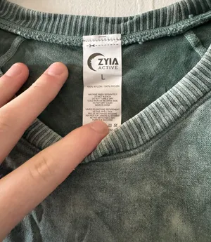 Zyia Green Cropped  Tee thumbnail 3