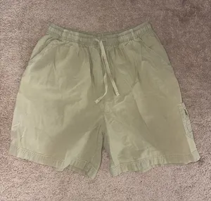 Dress Barn Women's Cargo Shorts in Light Green Size: L thumbnail 1