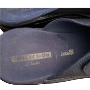 Clarks‎ Black Leather Clogs thumbnail 7