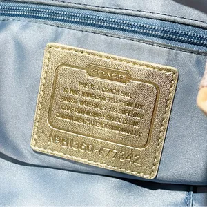 Coach F77342 Daisy Madras Packable Backpack‎ Plaid DayBag Handbag Sack thumbnail 5