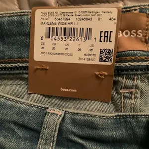 NWT Boss Orange Hugo BOSS Womens Marlene Wide Leg High Waist Jeans thumbnail 13