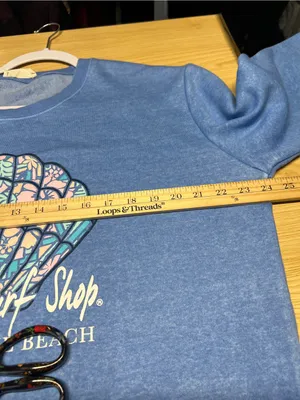 Ron Jon Surf Shop‎ Always at the Beach Seashell Graphic Sweatshirt Size L thumbnail 10