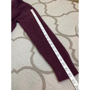 Natural Life Cozy Up Sweater Dress Purple Maroon Knit Cozy Long Sleeve Size L thumbnail 6
