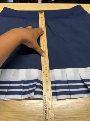Addison Bay Birdie Golf Skort Navy White Pleated Size XL thumbnail 14