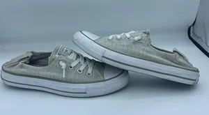 Converse All Star Shoreline Slip On Women's Sneakers Size 8 Gray White 550506f thumbnail 4