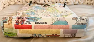 Walt Disney World 50th Anniversary Magic Kingdom Map Tote/Convertible Backpack. thumbnail 3
