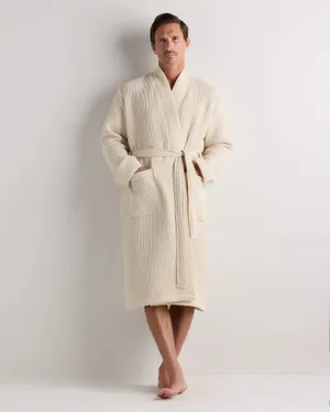 Quince Turkish Organic Waffle Robe thumbnail 2