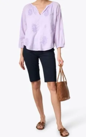 Roller Rabbit Lilac Purple embroidered lightweight top thumbnail 10