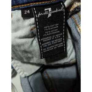 7 for all mankind high-waist slim kick jeans size 24 thumbnail 7