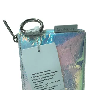 Lululemon Clippable Card Pouch Iridescent Iridescent / Silver Wallet thumbnail 12
