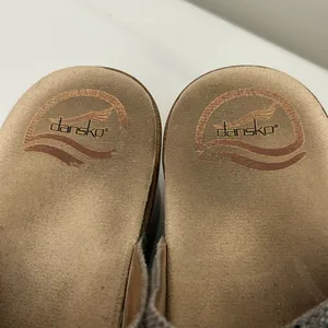 Dansko Sophie Clog Sandals Silver Gray Size 8.5 -9 US 39 EU thumbnail 10