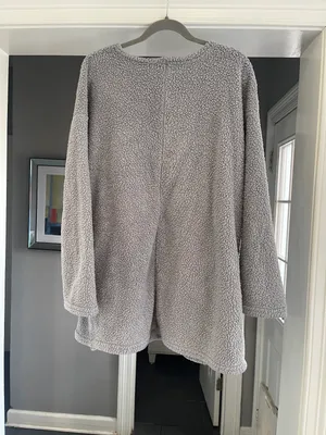 Women’s Fleece Pullover Xl 0006 Gray thumbnail 2
