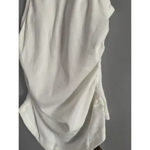 NWT OGL White Ribbed Brami Tank Top Size Small thumbnail 4