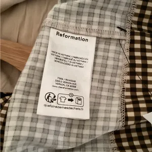Reformation NWT Cypress Mini Dress Gingham Babydoll thumbnail 5