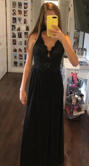 Sherri Hill Black Dress thumbnail 1