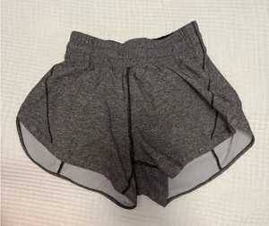 Lululemon Hotty Hot Shorts 4" Heather Gray thumbnail 1