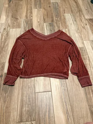 Free People We the Free Southside Thermal Top thumbnail 2