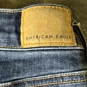 American Eagle Next Level Stretch Jeans, Women's Size 2,‎ Blue Denim thumbnail 3