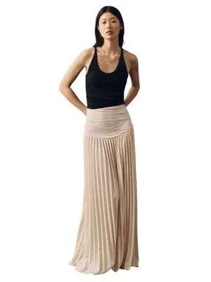 Lioness Field of Dreams Maxi Skirt in Small Cream Womens Long Bottoms thumbnail 4