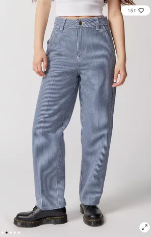 Dickies Striped Carpenter Denim Pants thumbnail 5