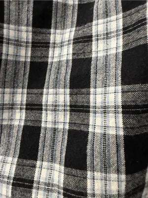 Hollister Black and White Plaid Sleeveless Dress thumbnail 3