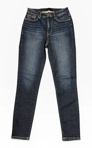 Buckle Black Fit No. 35 Ankle‎ Skinny Jeans Dark Wash Distressed Stretch 26x29 thumbnail 1