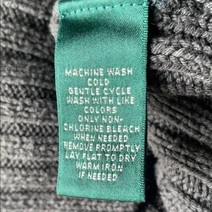 Ralph Lauren Gray Cardigan with Shawl Collar and Side Closure thumbnail 9