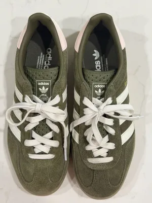 Adidas Gazelle Indoor Focus Olive Clear Sneakers Size US Boys 7 or Women’s 8.5 thumbnail 1
