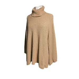 ANTHROPOLOGIE Women’s Camel Wing Sleeved Pullover Tunic Sweater thumbnail 4